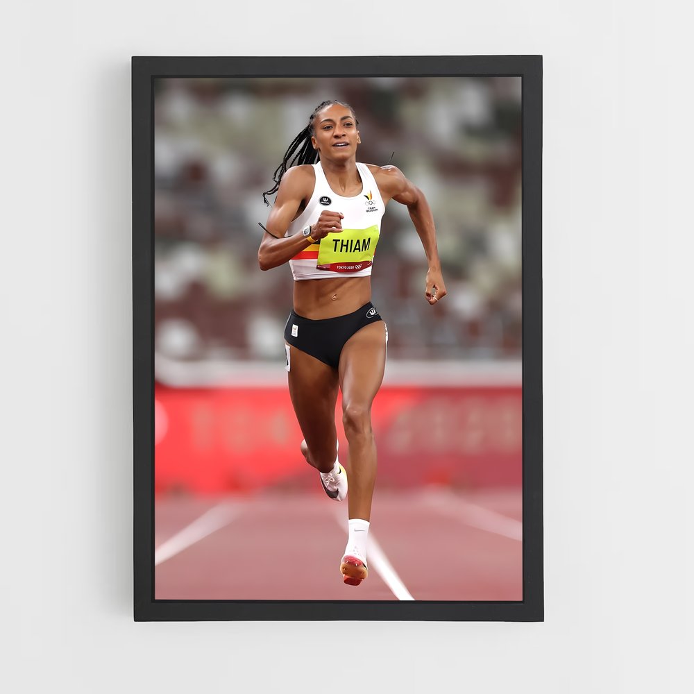 Poster Sprint Éblouissant – affiche Athlétisme (vue 2)